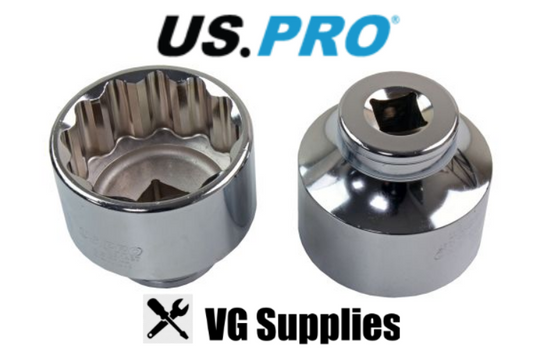 US PRO 3/4" DR 12PT 65MM SOCKETS 1487