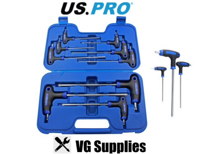 US PRO 9PC T HANDLE TORX SET 1613