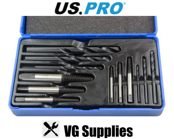 US PRO 12PC SCREW EXTRACTOR SET 2601