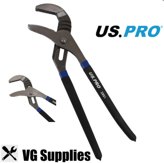 US PRO 16" GROOVE JOINT WATER PUMP PLIERS 2991