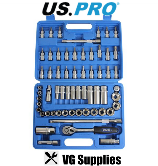 US PRO 61PC 3/8" DR METRIC SOCKET SET 3230