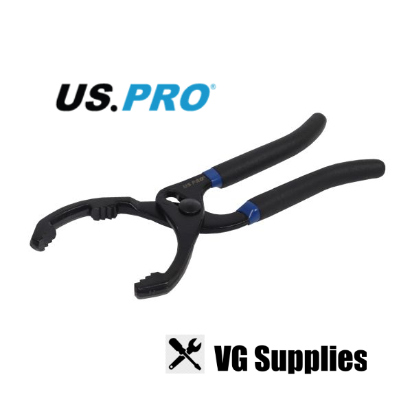 US PRO OIL FILTER PLIERS - 45MM TO 89MM 3268