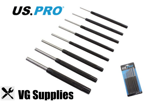 US PRO 8PC PIN PUNCH SET 3281