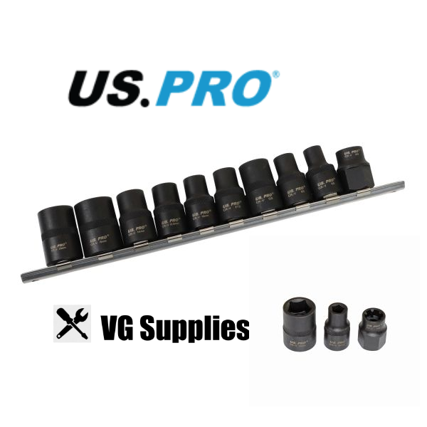 US PRO 10PC 1/2" DR SPECIALIST AUTOMOTIVE SOCKET SET 3467