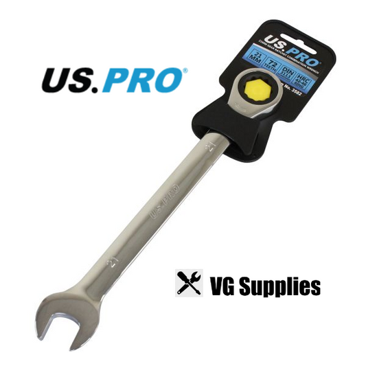 US PRO 21MM GEAR RATCHET COMBINATION WRENCH 3582