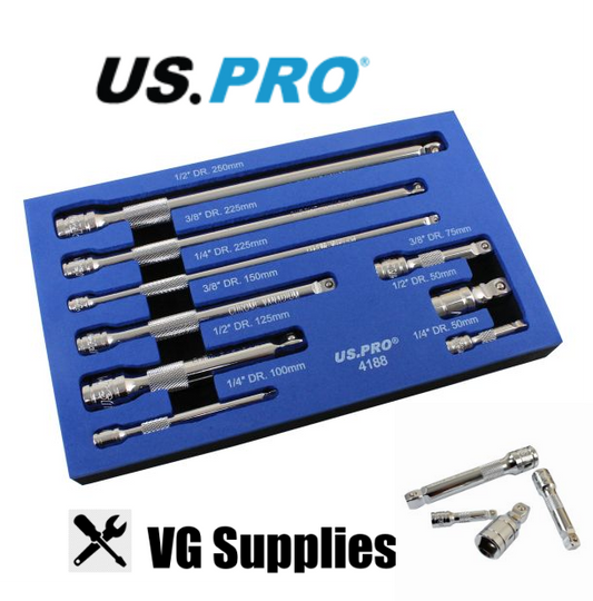 US PRO  9PC WOBBLE EXTENSION BAR SET 4188