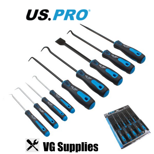 US PRO  9PC HEAVY DUTY PICK & HOOK SET 5035