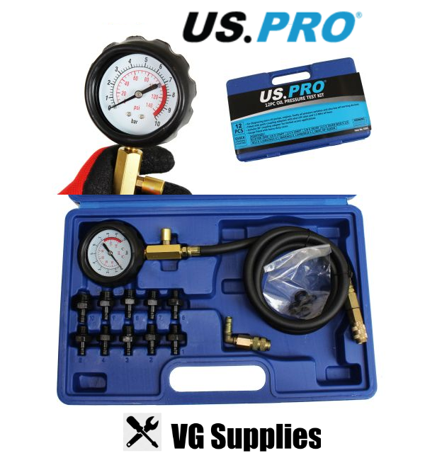 US PRO  12PC OIL PRESSURE TEST KIT 5388