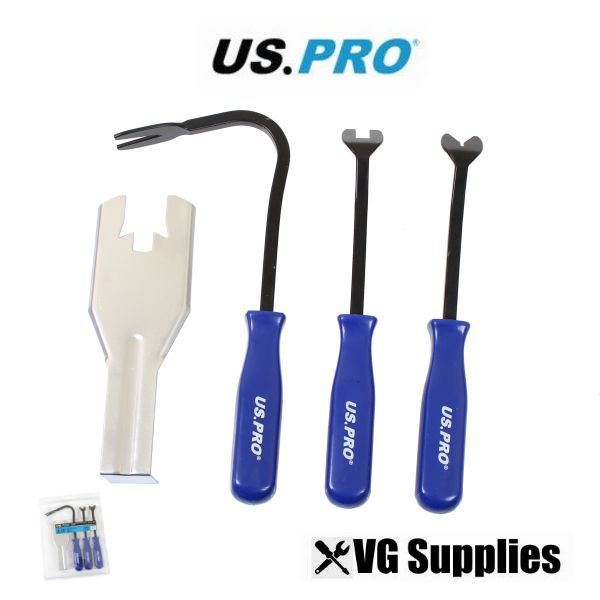 US PRO 4PC DOOR PANEL & TRIM REMOVAL TOOL SET 5459