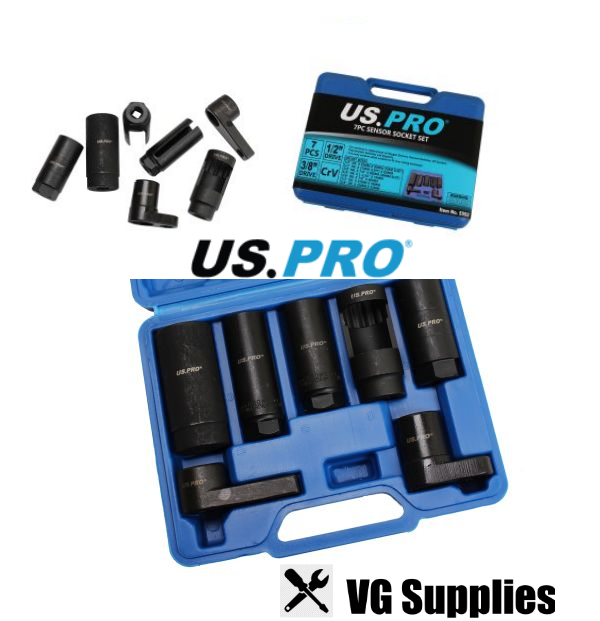 US PRO 7PC SENSOR SOCKET SET 5592