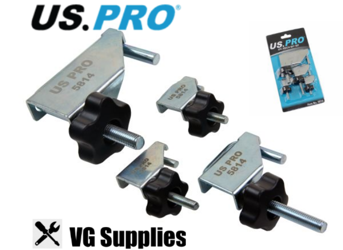 US PRO  4PC PINCH OFF HOSE CLAMP SET 5814