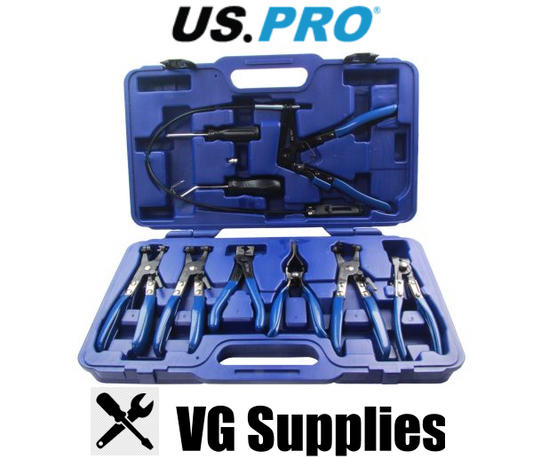 US PRO 9PC HOSE CLAMP PLIERS KIT 5859