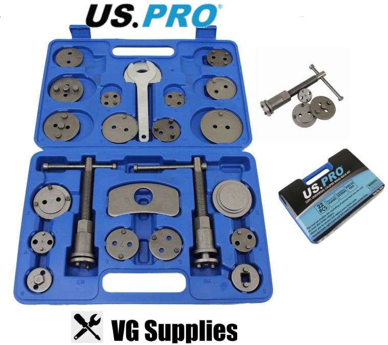 US PRO 22PC UNIVERSAL CALIPER WIND BACK KIT 6216