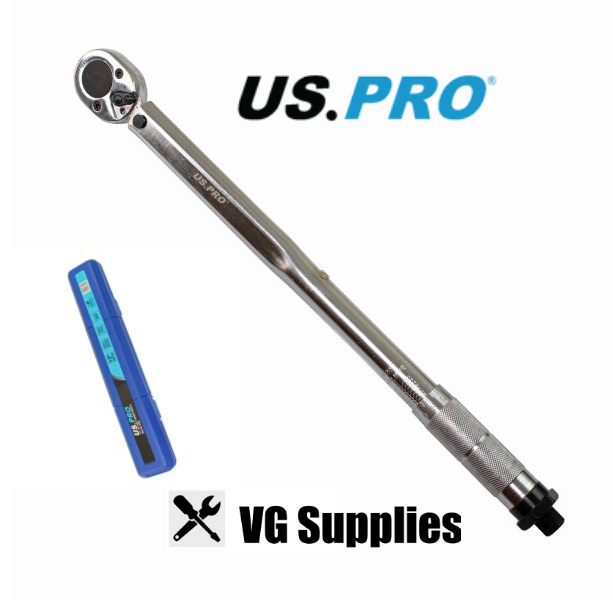 US PRO 1/2" Torque Wrench 28 - 210 Nm 6769