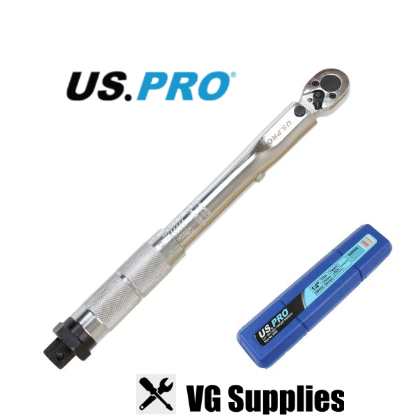 US PRO 1/4" Torque Wrench 5 - 25Nm 6795