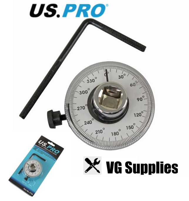 US PRO TORQUE ANGLE GAUGE 1/2" DR 6796