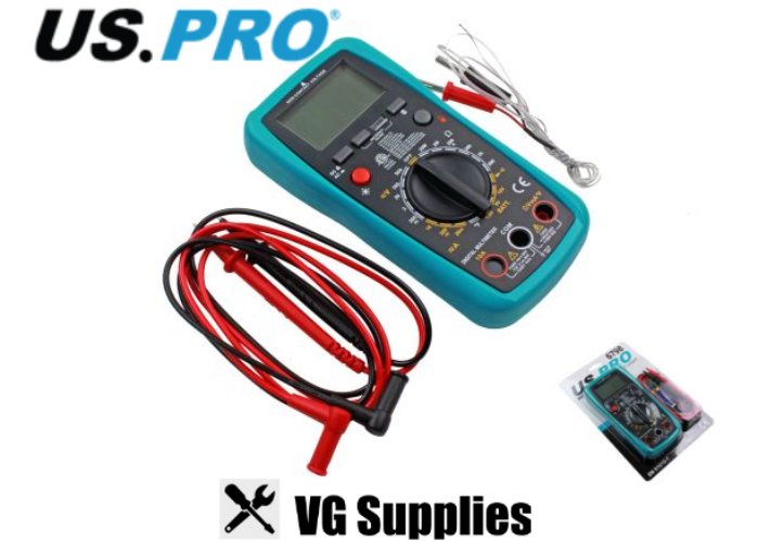 US PRO DIGITAL MULTIMETER WITH LIGHT 6798