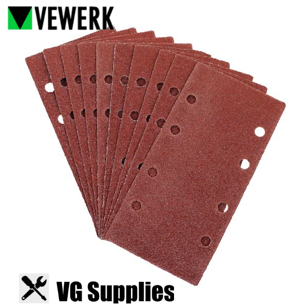 US PRO/VEWERK 1/3 SANDING SHEET 40 GRIT 10pk x 5 8176