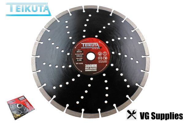 TEIKUTA 300 X 20MM MULTI-MASONRY DIAMOND BLADE 9044