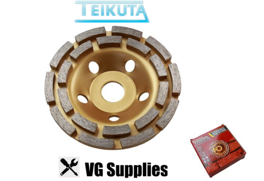 US PRO/TEIKUTA 125 X 22.23MM DIAMOND SEGMENT GRINDING WHEEL FOR STONE 9132