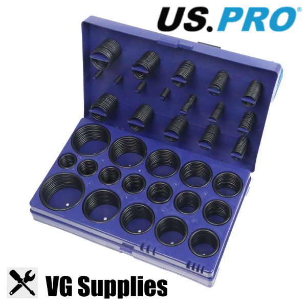 US PRO 419PC ASSORTED RUBBER O RINGS - METRIC 9198